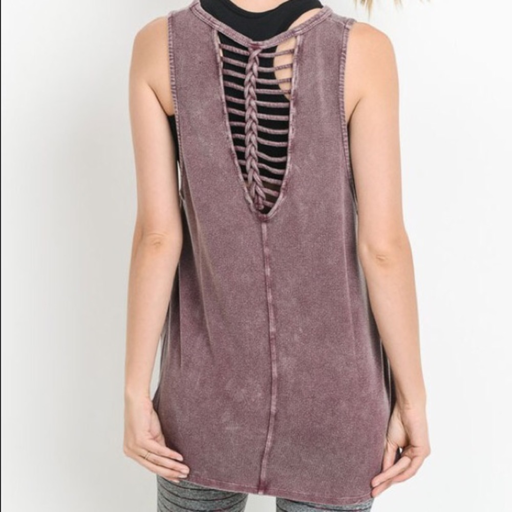 SOLD! Braided Back Detail Tank